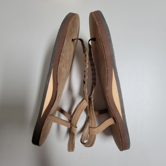 Rainbow Slingback Buckle Leather Sandals. - Picture 5 of 9